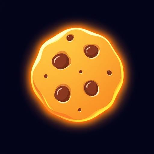 Icono de una cookie, representando un archivo de texto almacenado en un navegador web